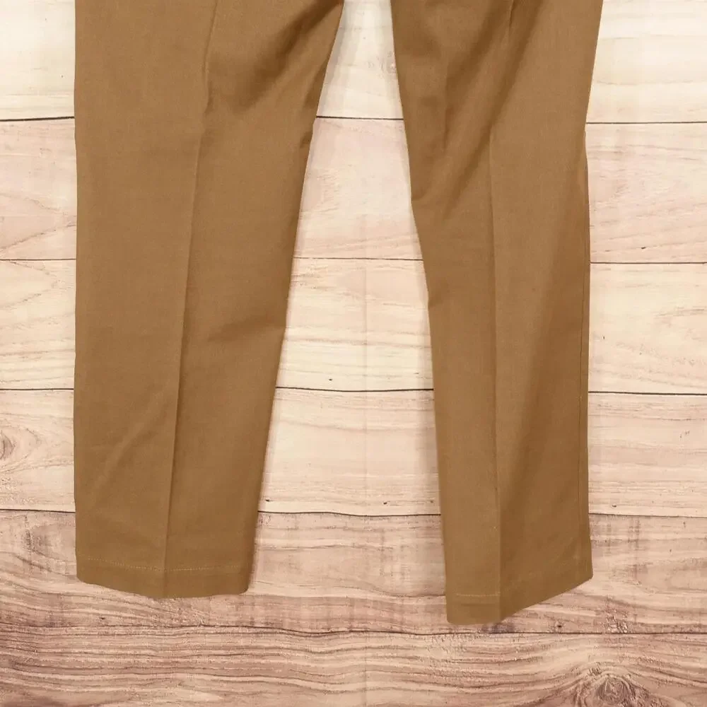 Banana Republic Aiden Chino Pants Mens 33x32 Brown Aiden Fit Stretch